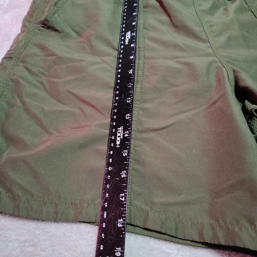 Speedo Swim Trunks Men 38/7 Green‎ Lined Beach Surf Activity Pockets Volleyball